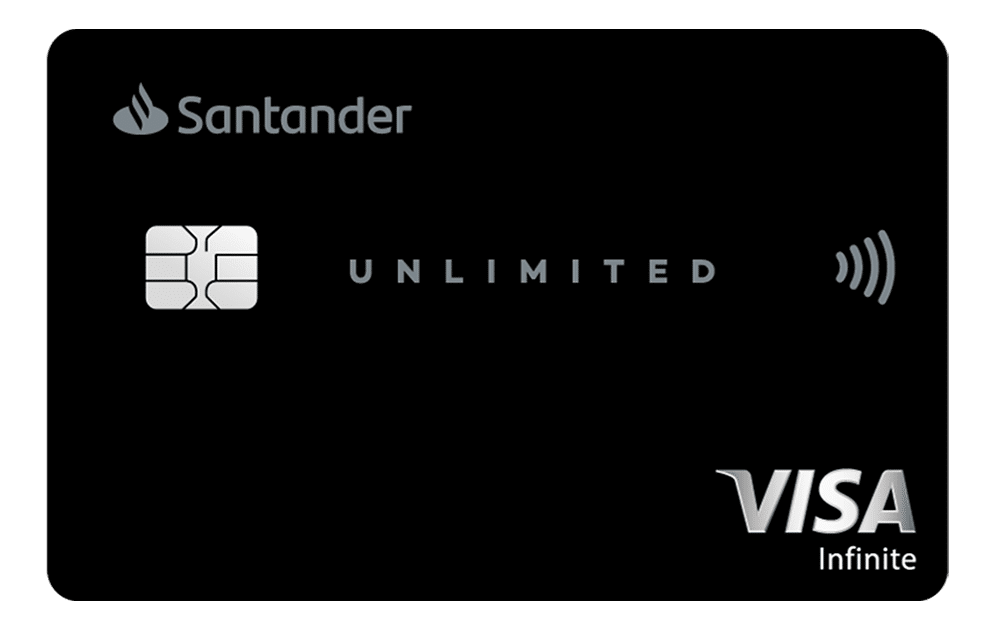 Cartão de crédito exclusivo Santander Unlimited